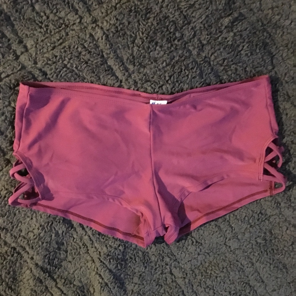 Bikini bottoms, maroon color